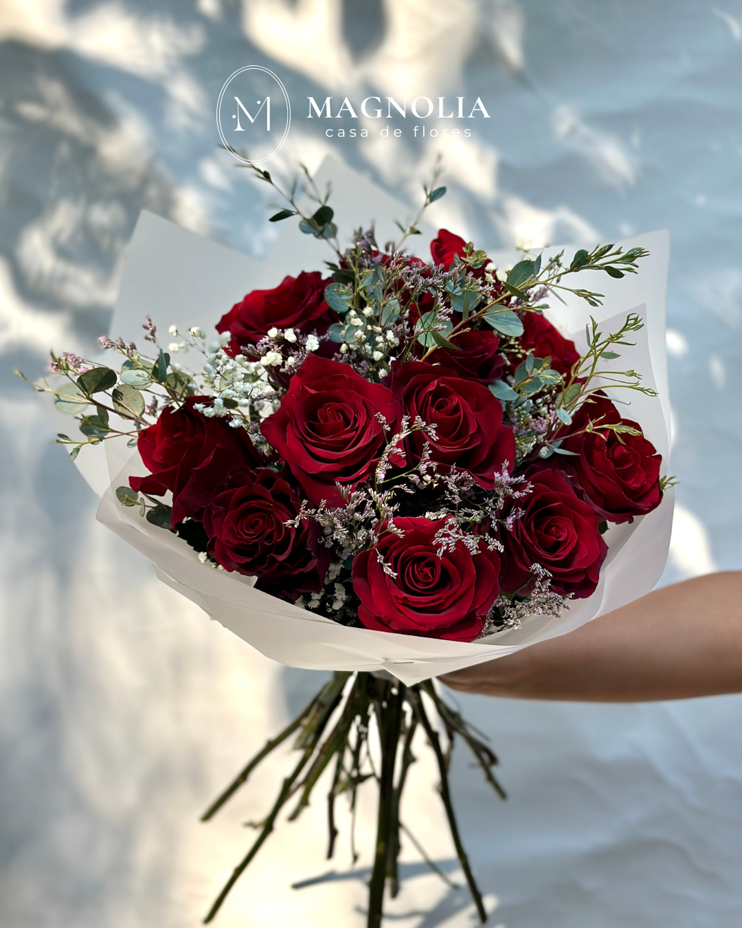 Ramo Rosas Rojas - Elige tu tamaño
