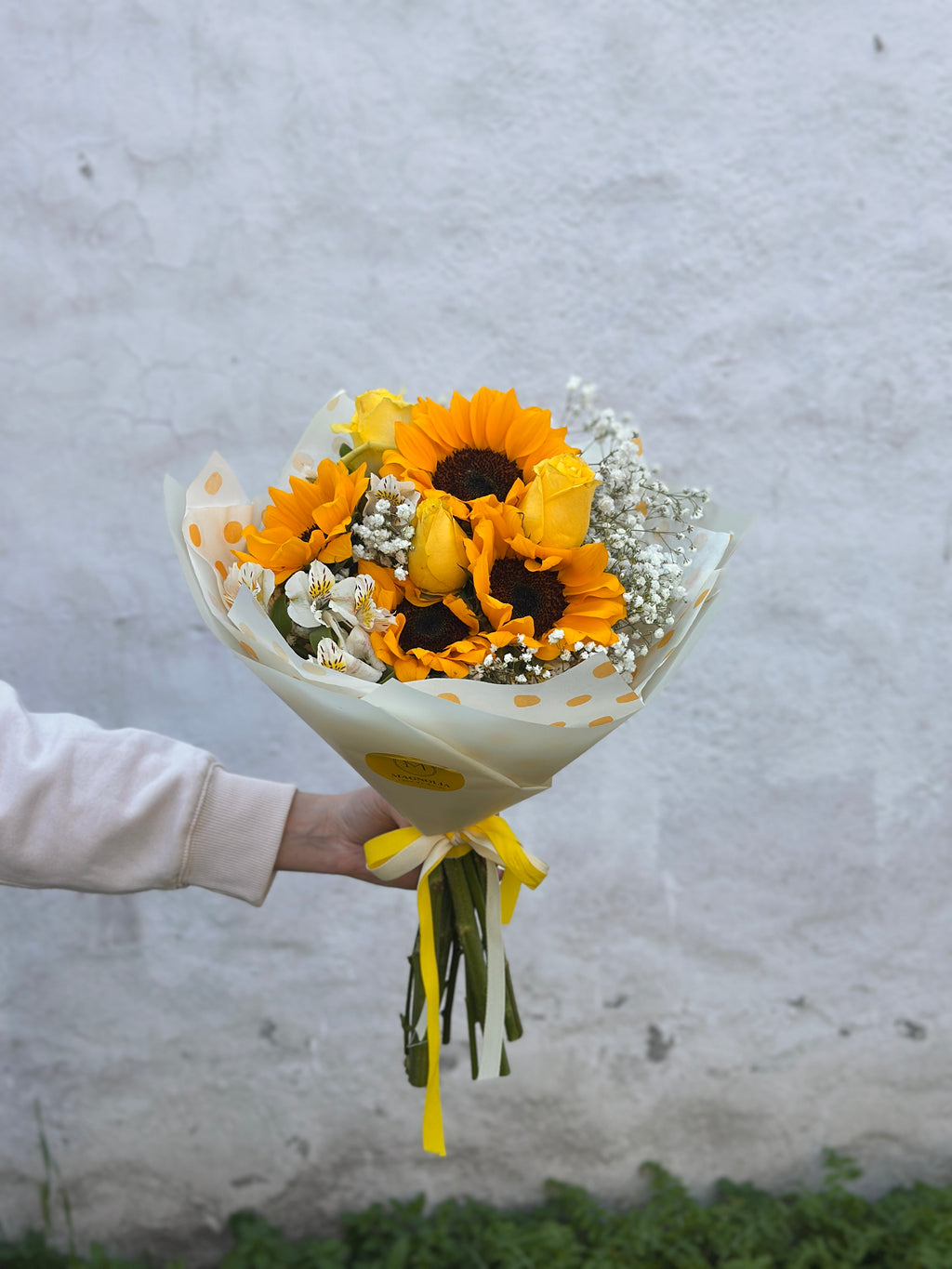 Ramo Girasoles y Alstromerias